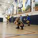 Rudolf Steiner senior Abby Andrews reacts to a serve during volleyball practice at St Paul Lutheran on Monday. Daniel Brenner I AnnArbor.com
